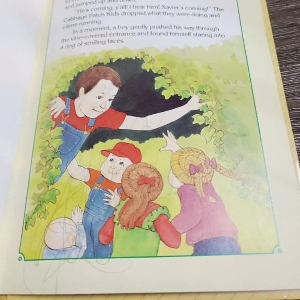 Vintage 80s 1984 Cabbage Patch Kids The Bicycle Race Children's Picture Book